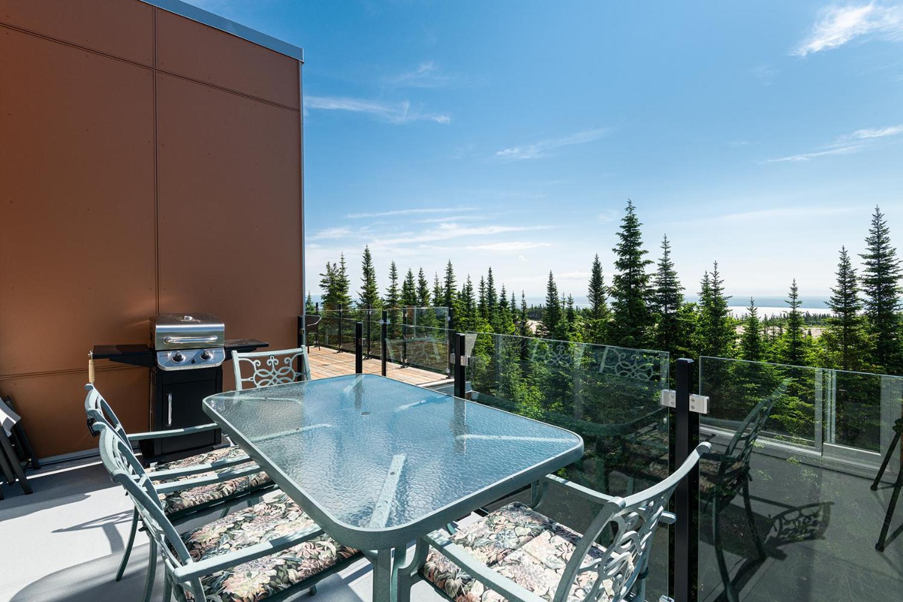 Les Chalets Du Massif De Charlevoix بيتيت ريفري ساينت فرانكويس الغرفة الصورة