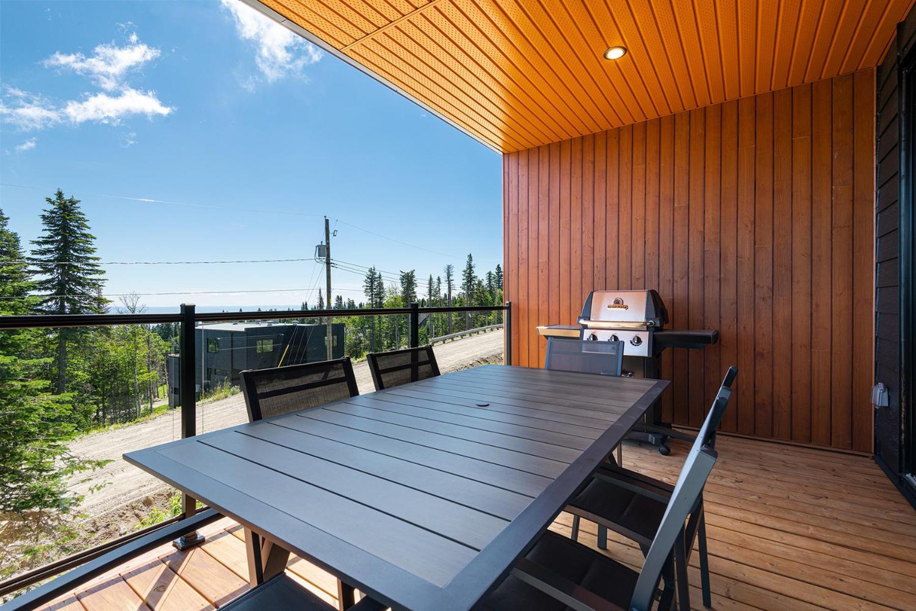 Les Chalets Du Massif De Charlevoix بيتيت ريفري ساينت فرانكويس الغرفة الصورة