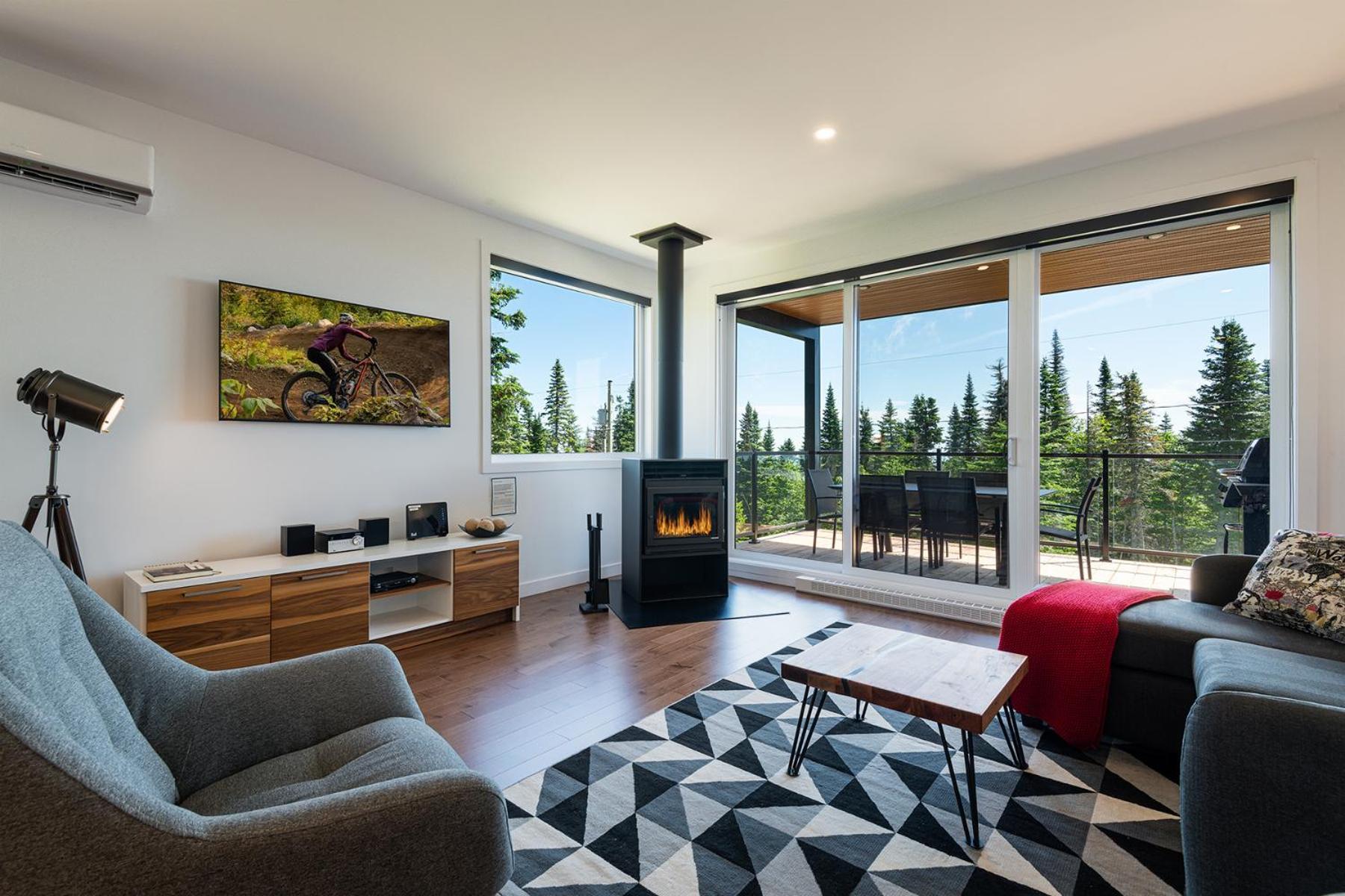 Les Chalets Du Massif De Charlevoix بيتيت ريفري ساينت فرانكويس الغرفة الصورة