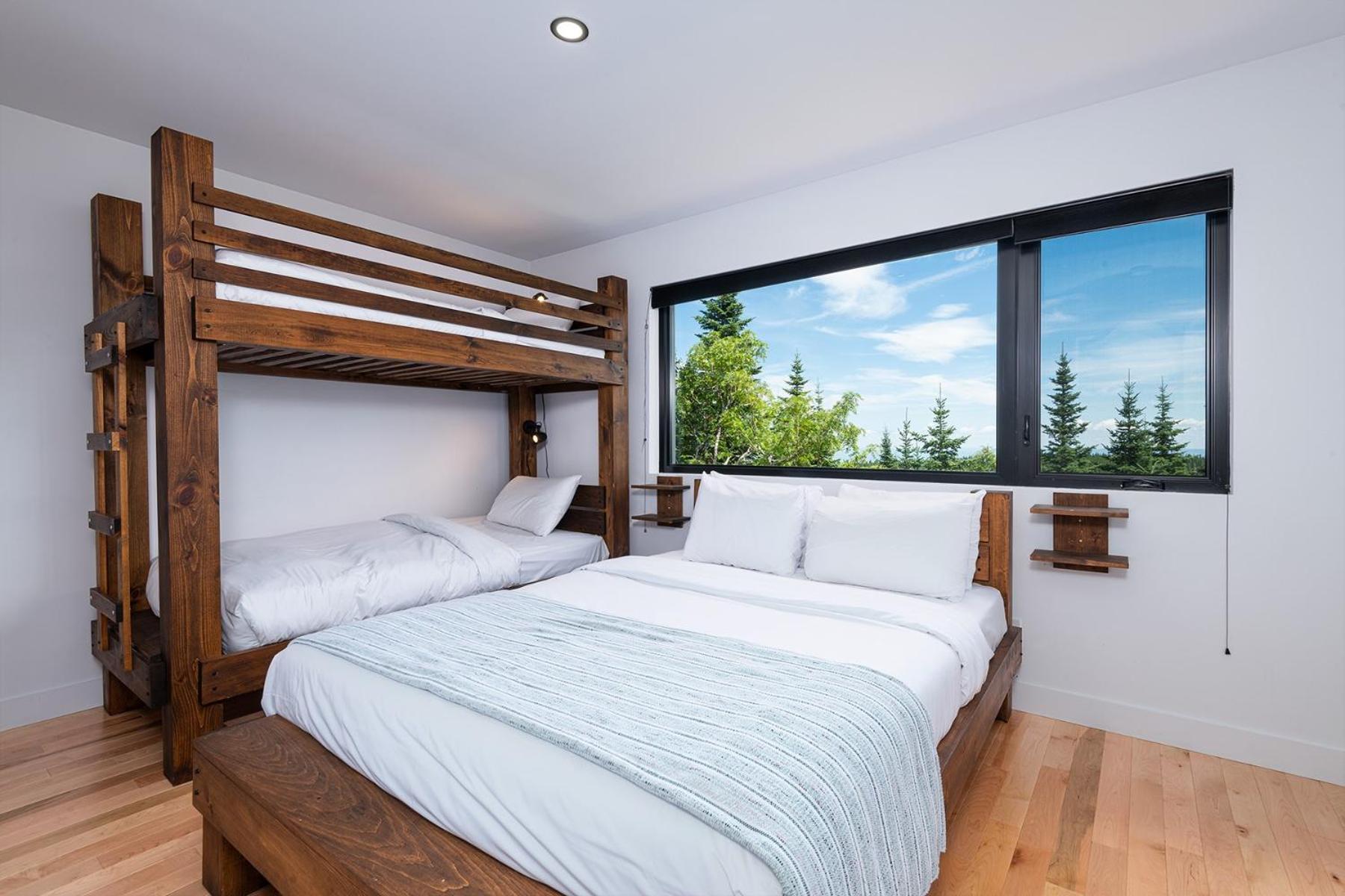 Les Chalets Du Massif De Charlevoix بيتيت ريفري ساينت فرانكويس الغرفة الصورة
