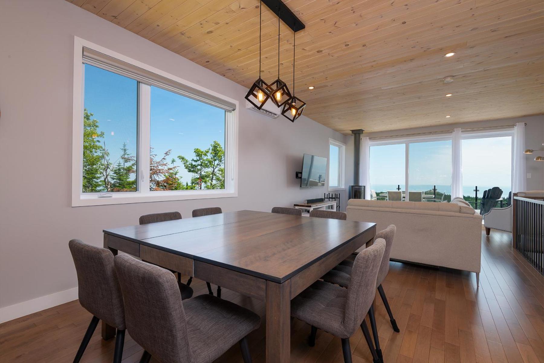 Les Chalets Du Massif De Charlevoix بيتيت ريفري ساينت فرانكويس الغرفة الصورة