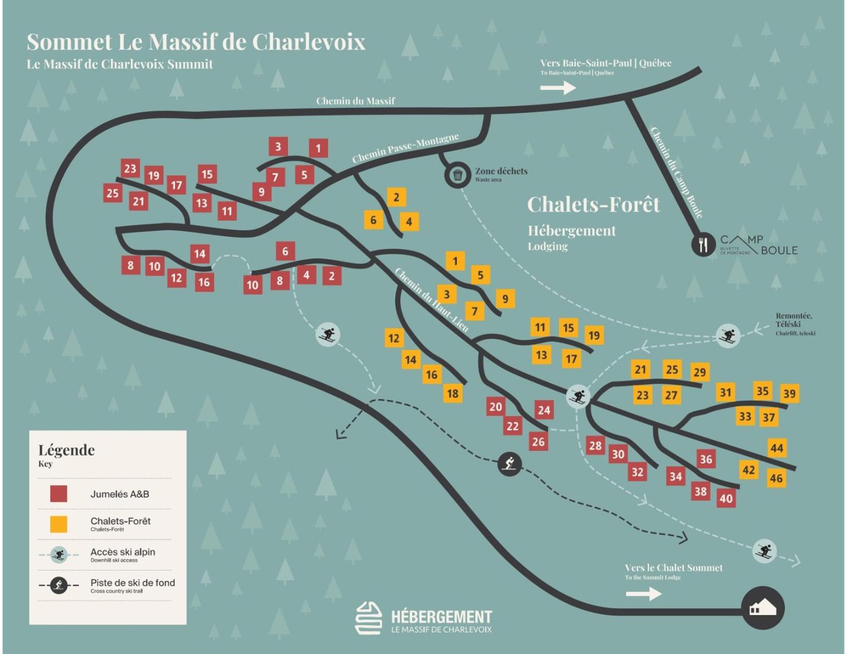 Les Chalets Du Massif De Charlevoix بيتيت ريفري ساينت فرانكويس المظهر الخارجي الصورة