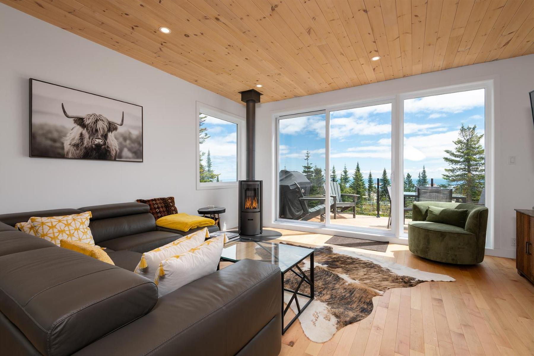Les Chalets Du Massif De Charlevoix بيتيت ريفري ساينت فرانكويس المظهر الخارجي الصورة